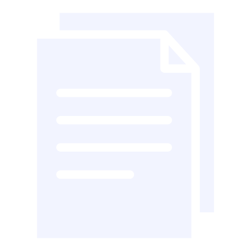 Reports and documents icon representing weekly reporting and performance tracking in call center services