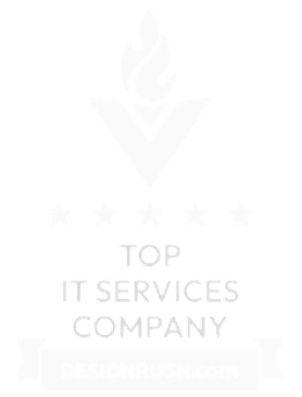 DesignRush Top IT Services Company badge recognizing Munzai Solutions for industry excellence