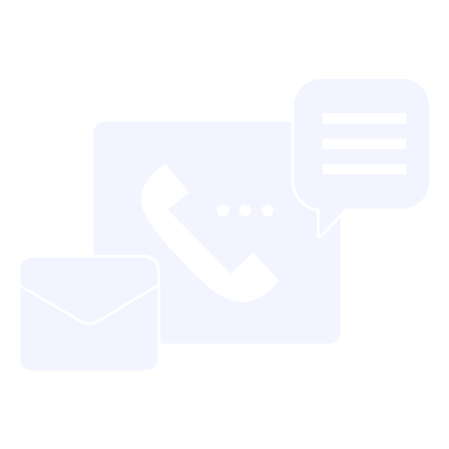 Phone and email support icon representing continued CRM assistance and customer support at Munzai Solutions